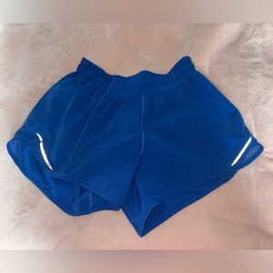 Blue Lululemon shorts